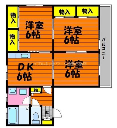 トゥール・トローAの物件間取画像